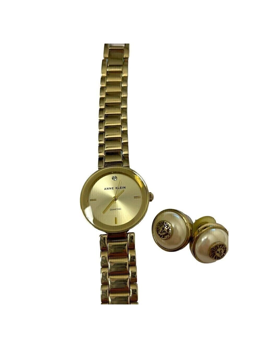 Anne Klein Watch and Earrings